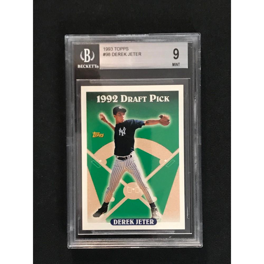 1993 Topps Derek Jeter Rookie Bgs 9 (1 of 2)