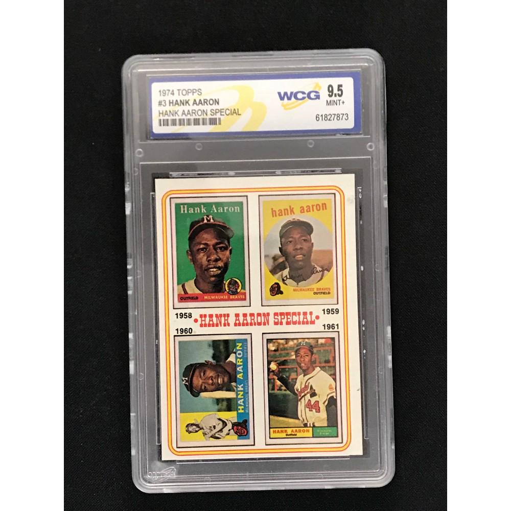 1974 Topps Hank Aaron Special Graded 9.5 (1 of 2)