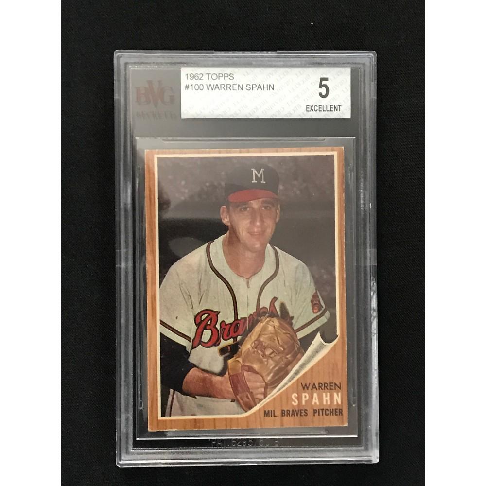 1962 Topps Warren Spahn Bgs 5 (1 of 2)