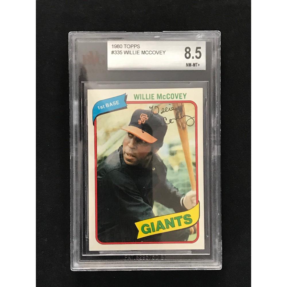 1980 Topps Willie Mccovey Bgs 8.5 (1 of 2)
