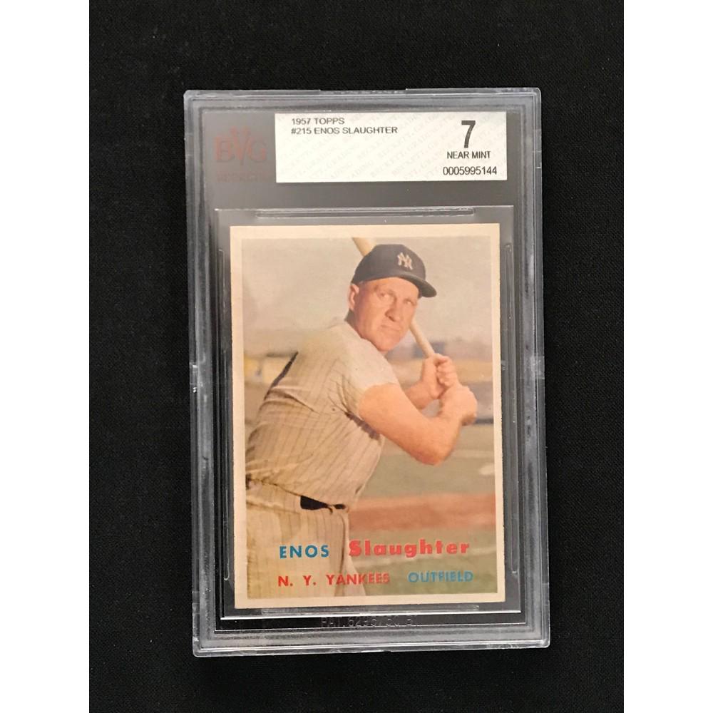 1957 Topps Enos Slaugher Bgs 7 (1 of 2)