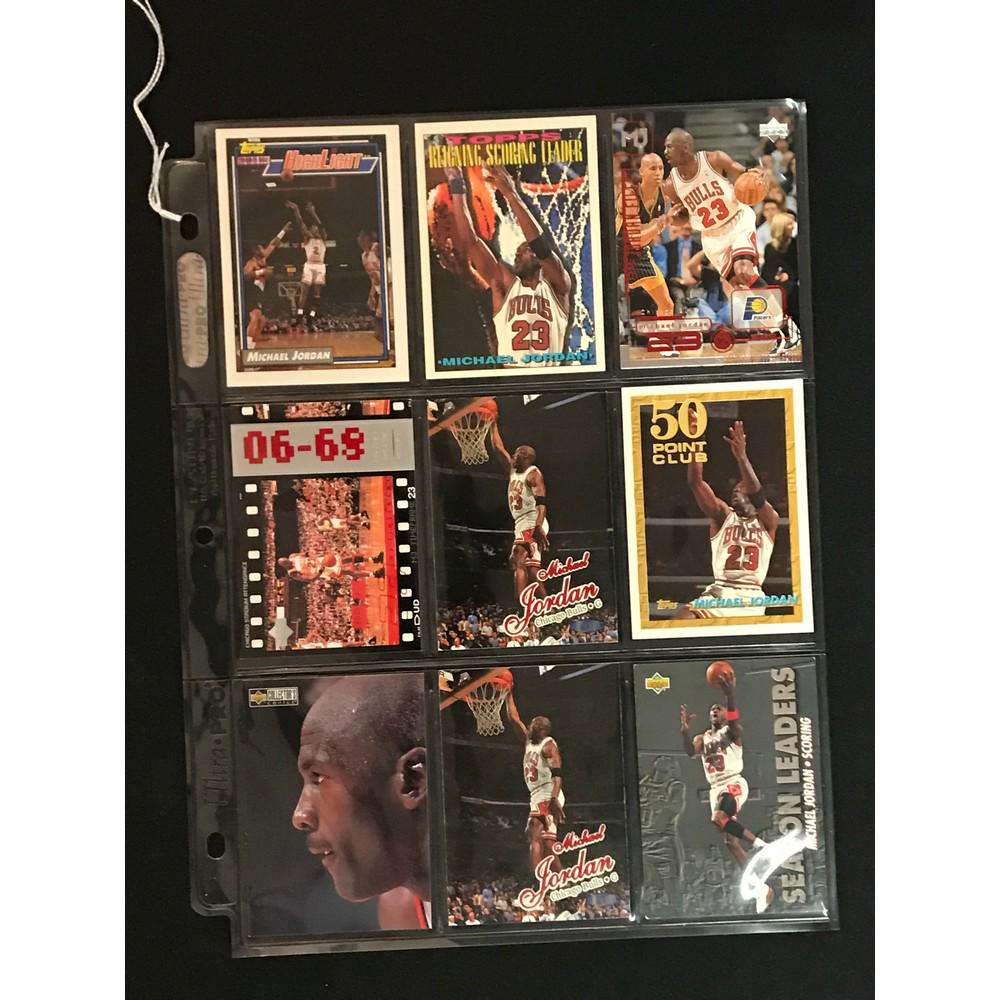 9 Vintage Michael Jordan Cards (1 of 2)