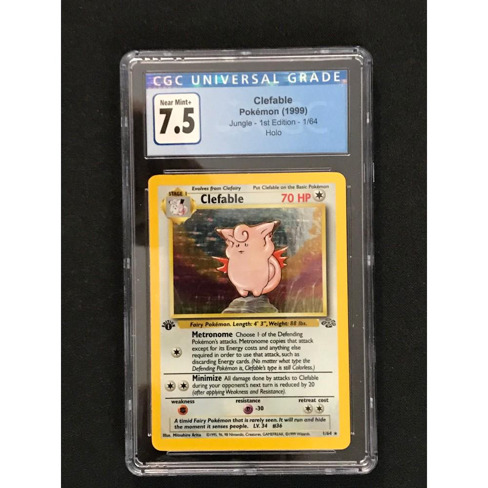 1999 Pokemon Clefable Holo Foil Cgc 7.5 (1 of 2)