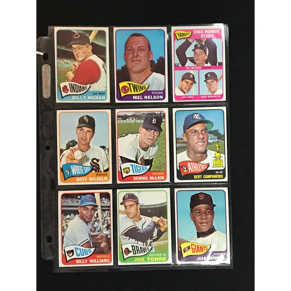 9 1965 Topps Baseball Stars.hof (1 of 2)