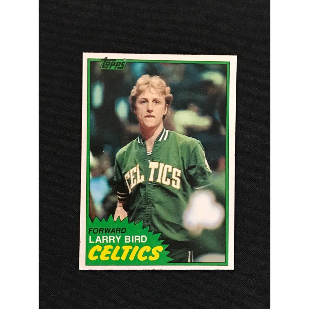 1981 Topps Larry Bird 2nd Year Card (1 of 2)