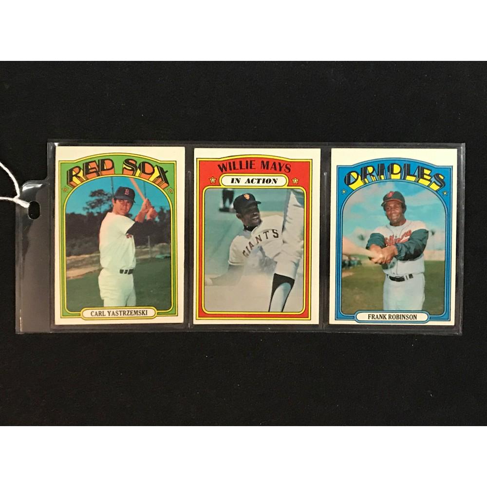 Three 1972 Topps Baseball Hof (1 of 2)