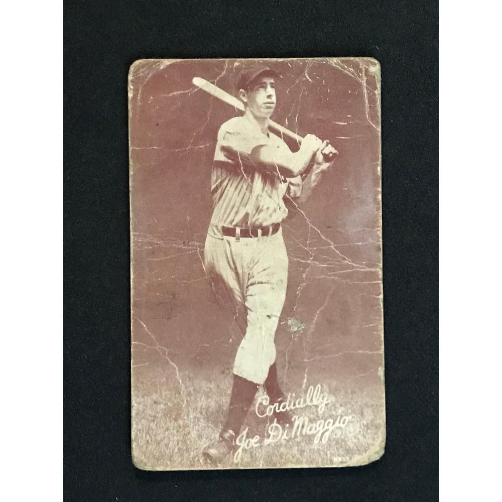 1947 Joe Dimaggio Exhibit Card (1 of 2)