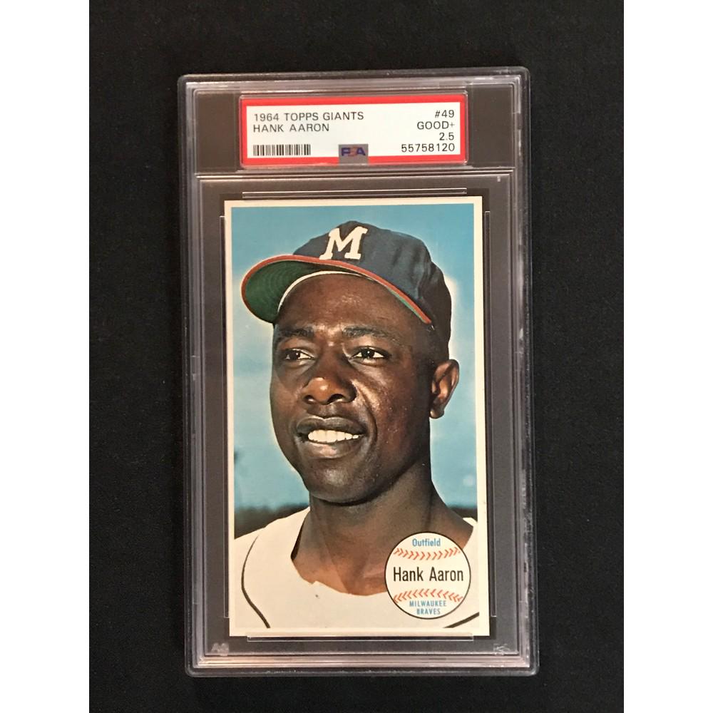 1964 Topps Giants Hank Aaron Psa 2.5 (1 of 2)