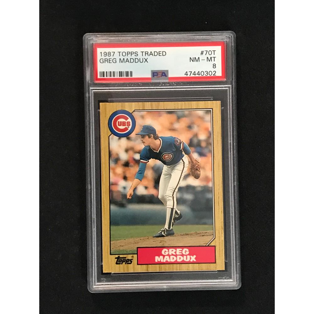 1987 Topps Traded Greg Maddux Rc Psa 8 (1 of 2)