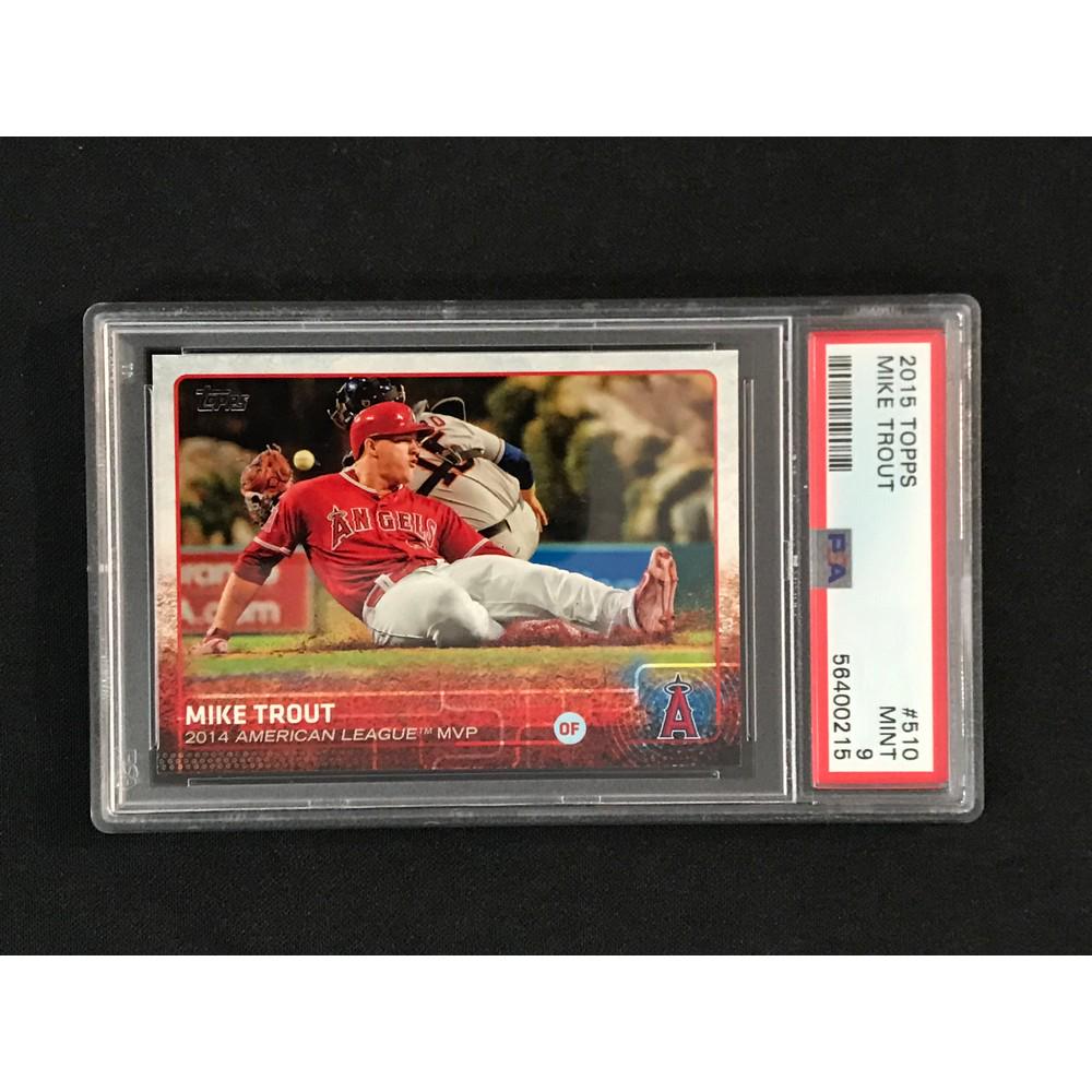 2015 Topps Mike Trout Psa 9 (1 of 2)
