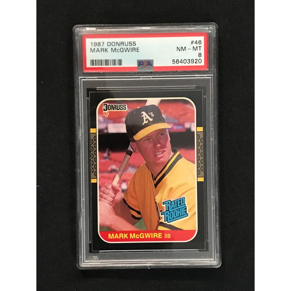 1987 Donruss Mark Mcgwire Rc Psa 8 (1 of 2)