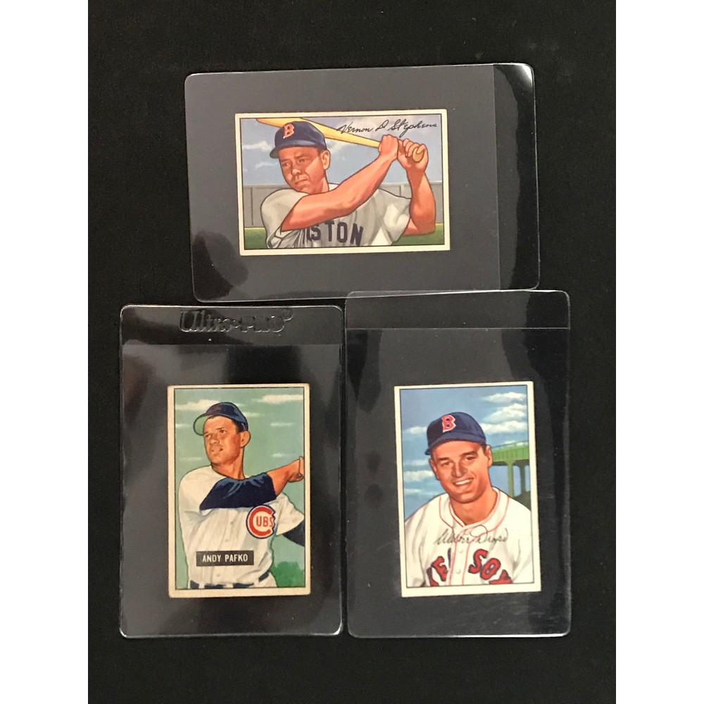 Three 1952 Bowman Baseball Stars Vgex (1 of 2)