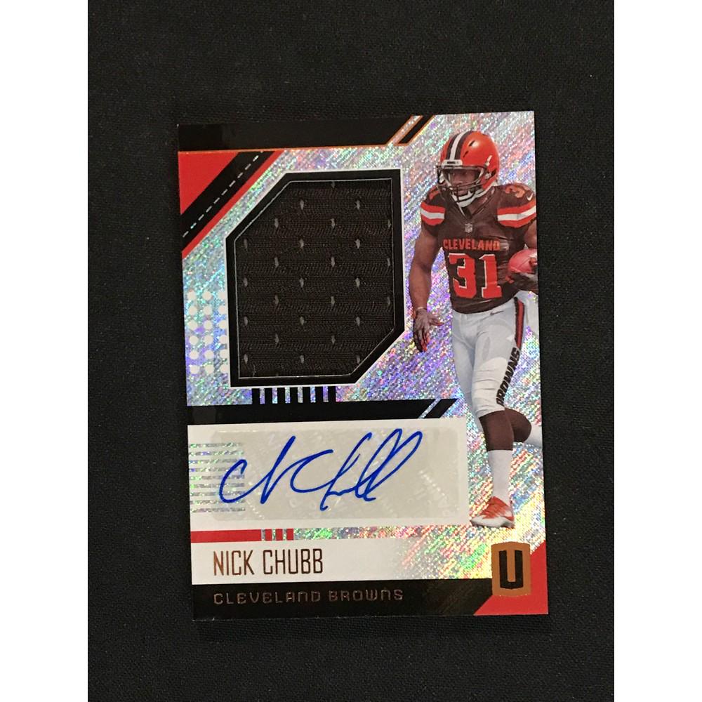 2018 Panini Nick Chubb Rc/auto/patch (1 of 2)