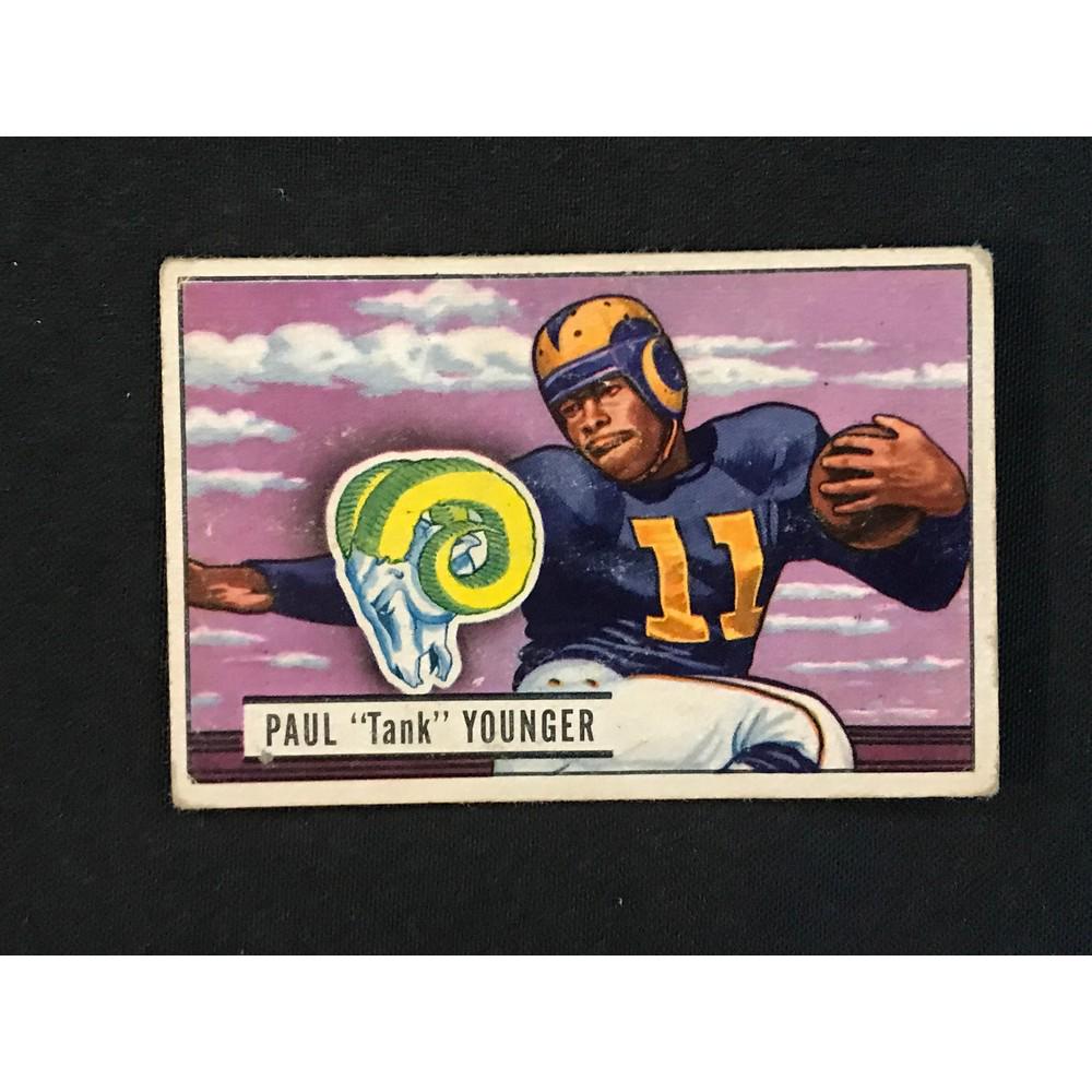 1951 Bowman Football Paul Tank Younger (1 of 2)