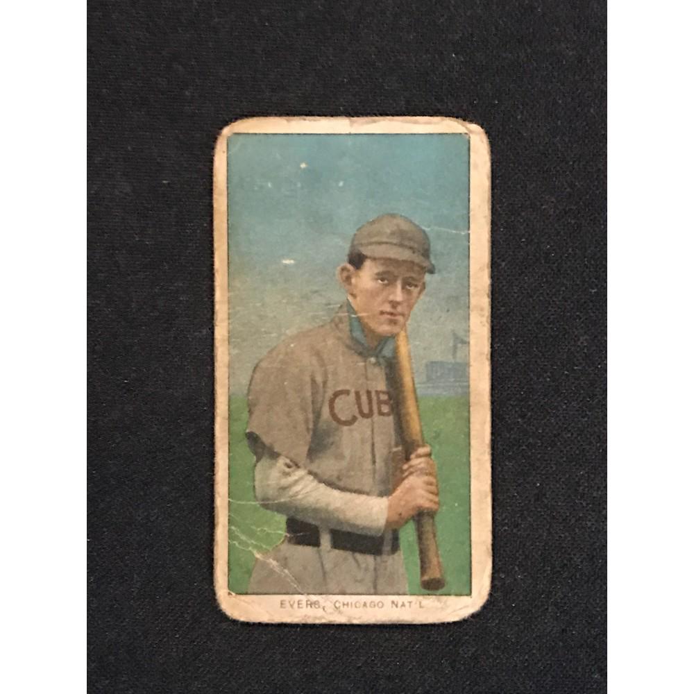 1909 T206 Johnny Evers Bat On Shoulder (1 of 2)