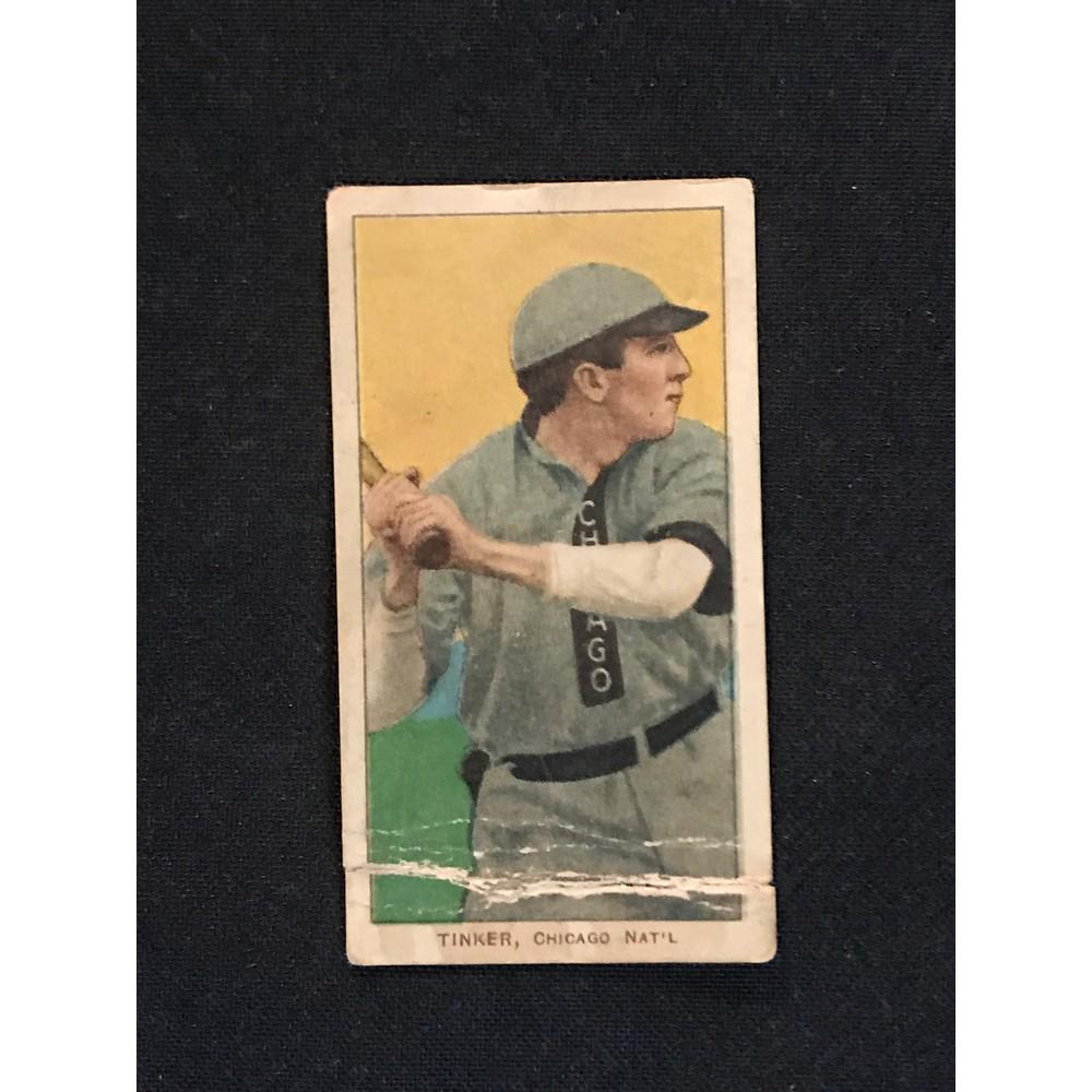 1909-11 T206 Joe Tinker Sovereign Back (1 of 2)