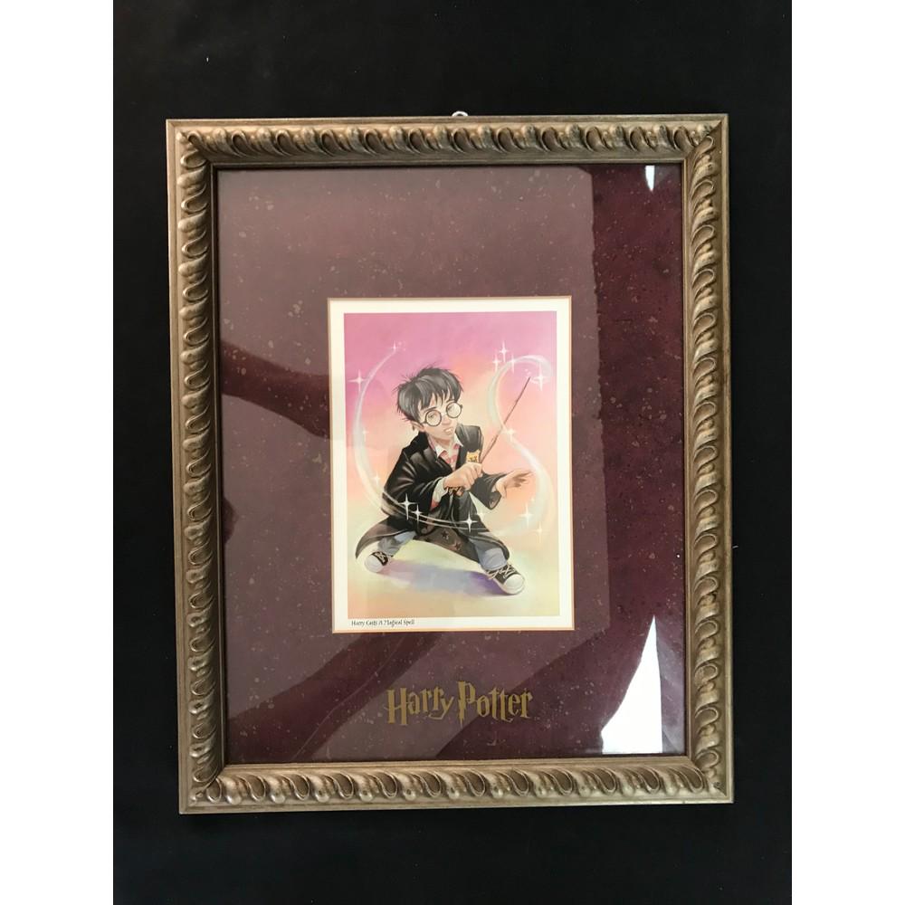 Harry Potter Magic Spell Matted And Framed: Harry Potter Magic Spell Matted And Framed