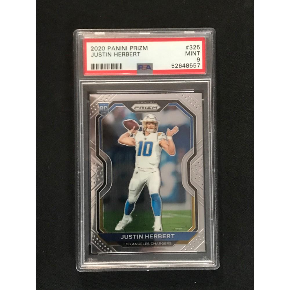 2020 Prizm Justin Herbert Rookie Psa 9 (1 of 2)