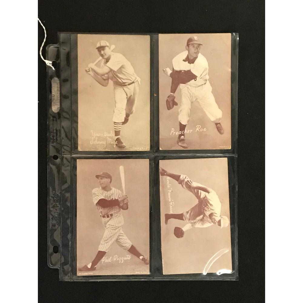Four 1947 Baseball Hof Exhibit Cards (1 of 2)