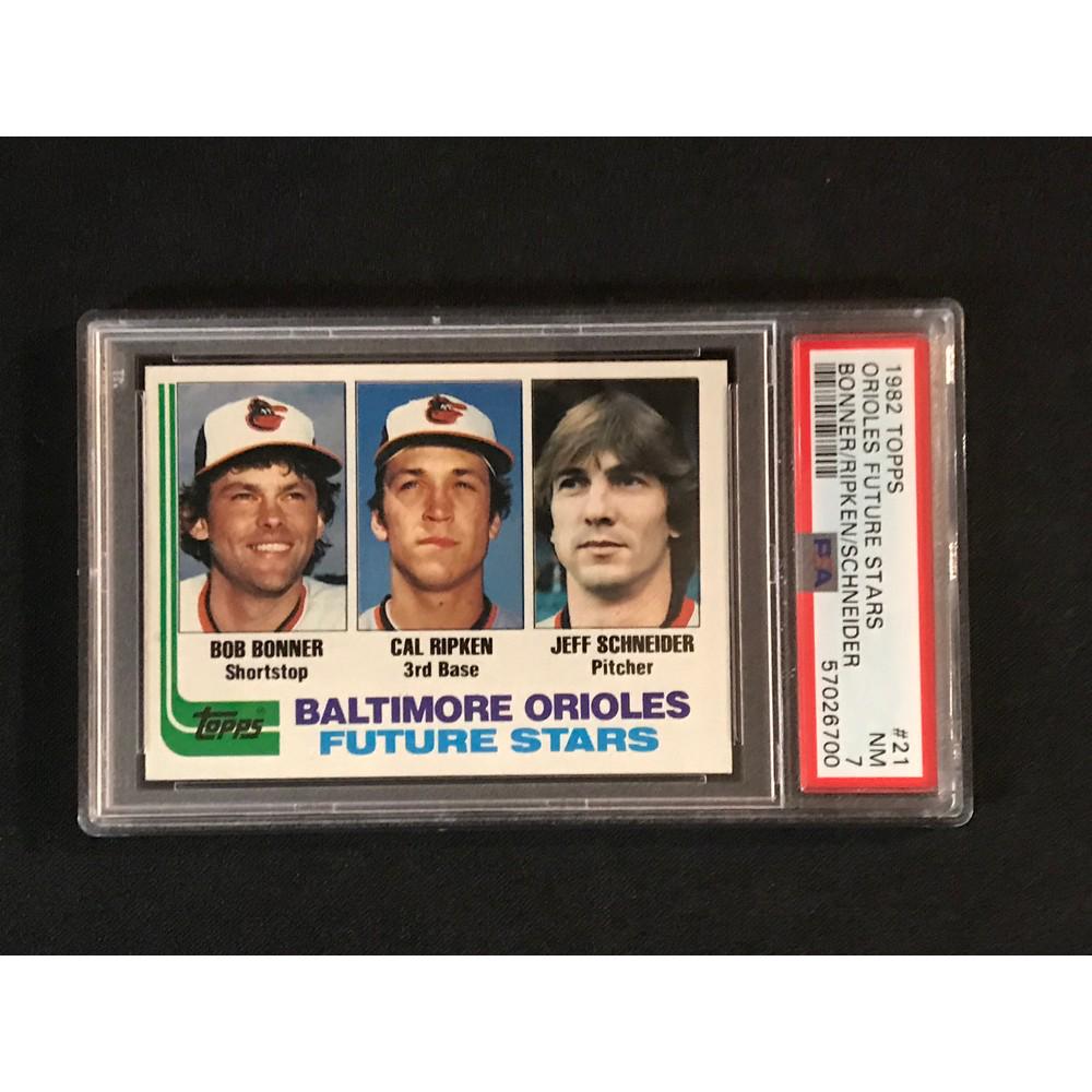 1982 Topps Cal Ripken Rookie Psa 7 (1 of 2)