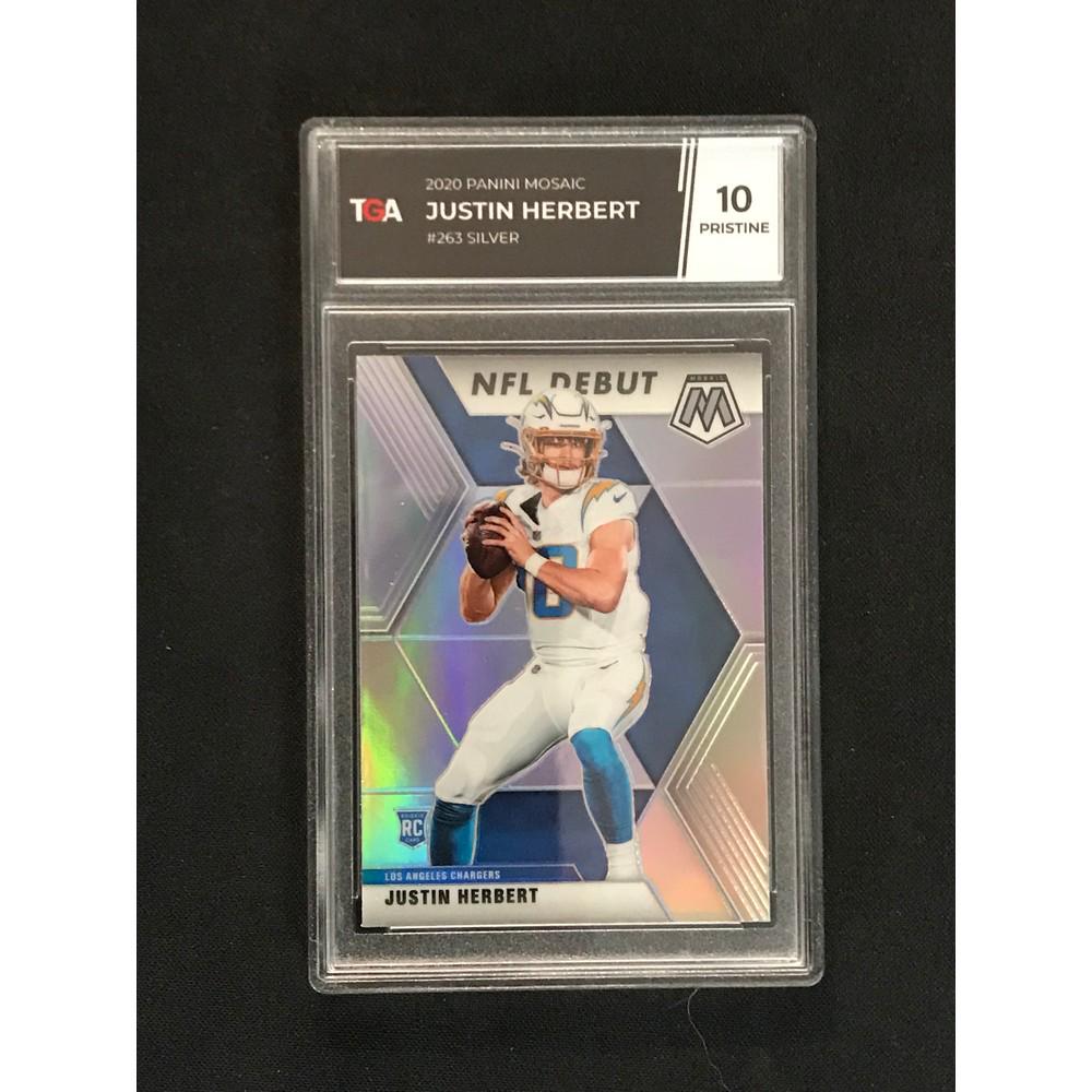 2020 Mosaic Justin Herbert Rc Tga 10 Pristine (1 of 2)