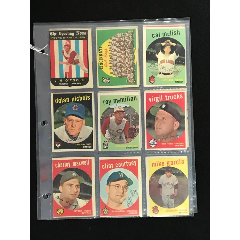 15 1959 Topps Baseball Cards (1 of 4)