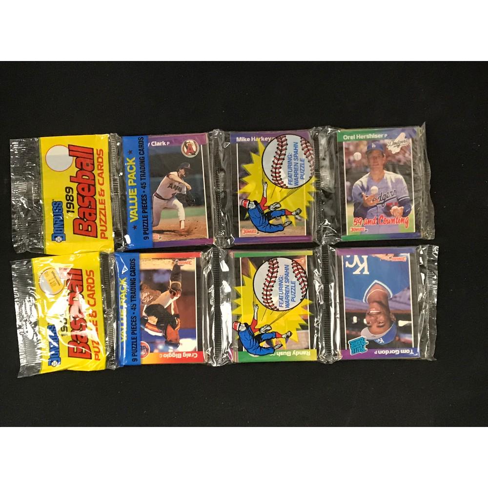 10 1989 Donruss Sealed Rack Packs (1 of 2)