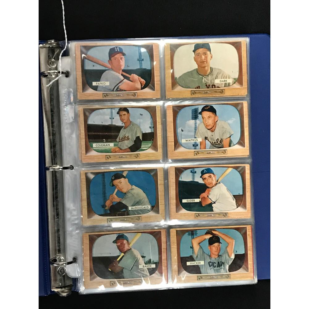 158 Different 1955 Bowman Baseball Cards (1 of 6)