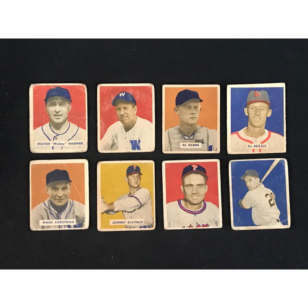 75 1949 Bowman Baseball Cards (1 of 2)