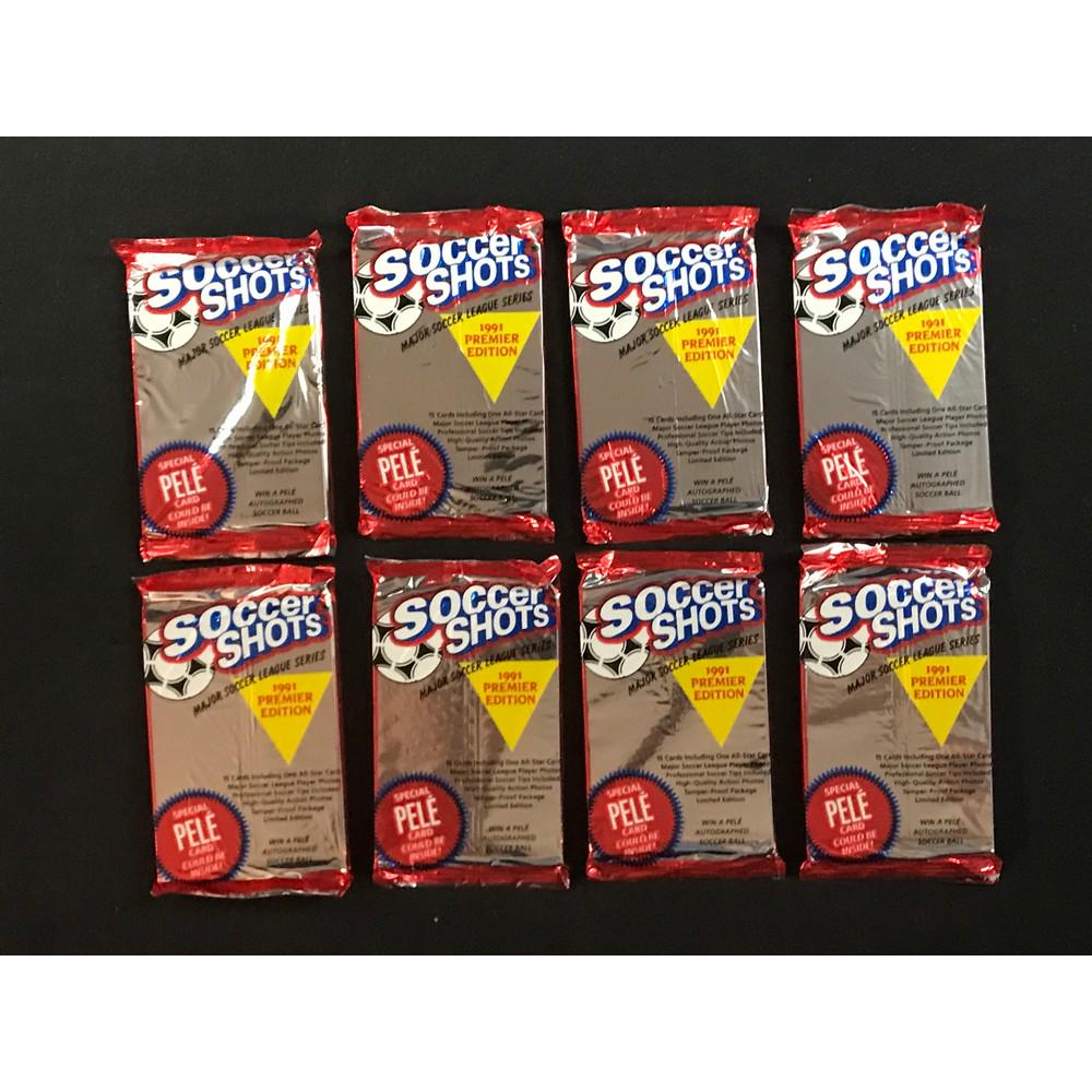 15 1991 Soccer Shots Sealed Wax Packs: 15 1991 Soccer Shots Sealed Wax Packs