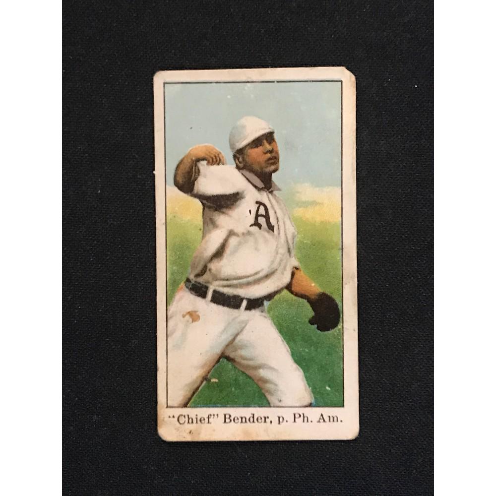 1909 E90-1 Caramel Chief Bender Hof: 1909 E90-1 Caramel Chief Bender Hof