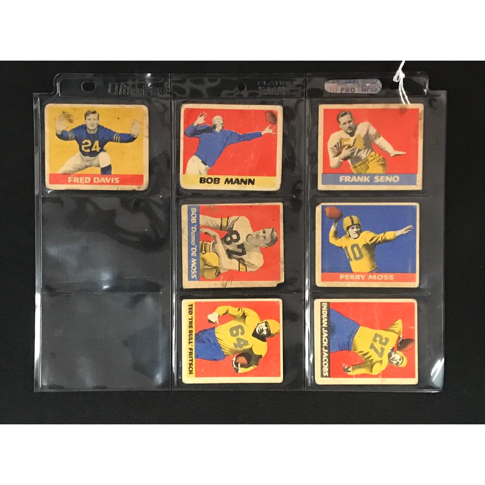 7 1949 Leaf Football Cards (1 of 2)