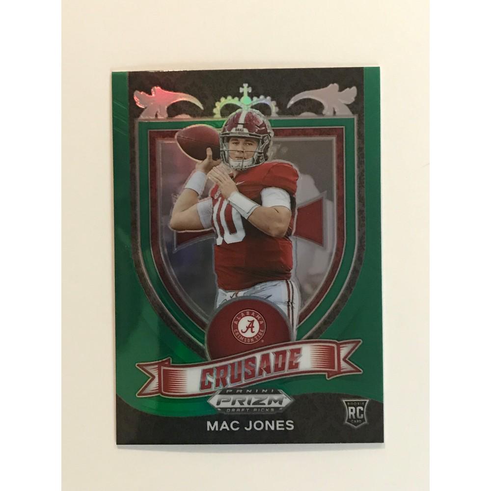 2021 Mac Jones Green Prizm Rookie (1 of 2)