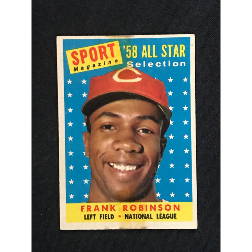 1958 Topps Frank Robinson Allstar Vg No Creases (1 of 2)