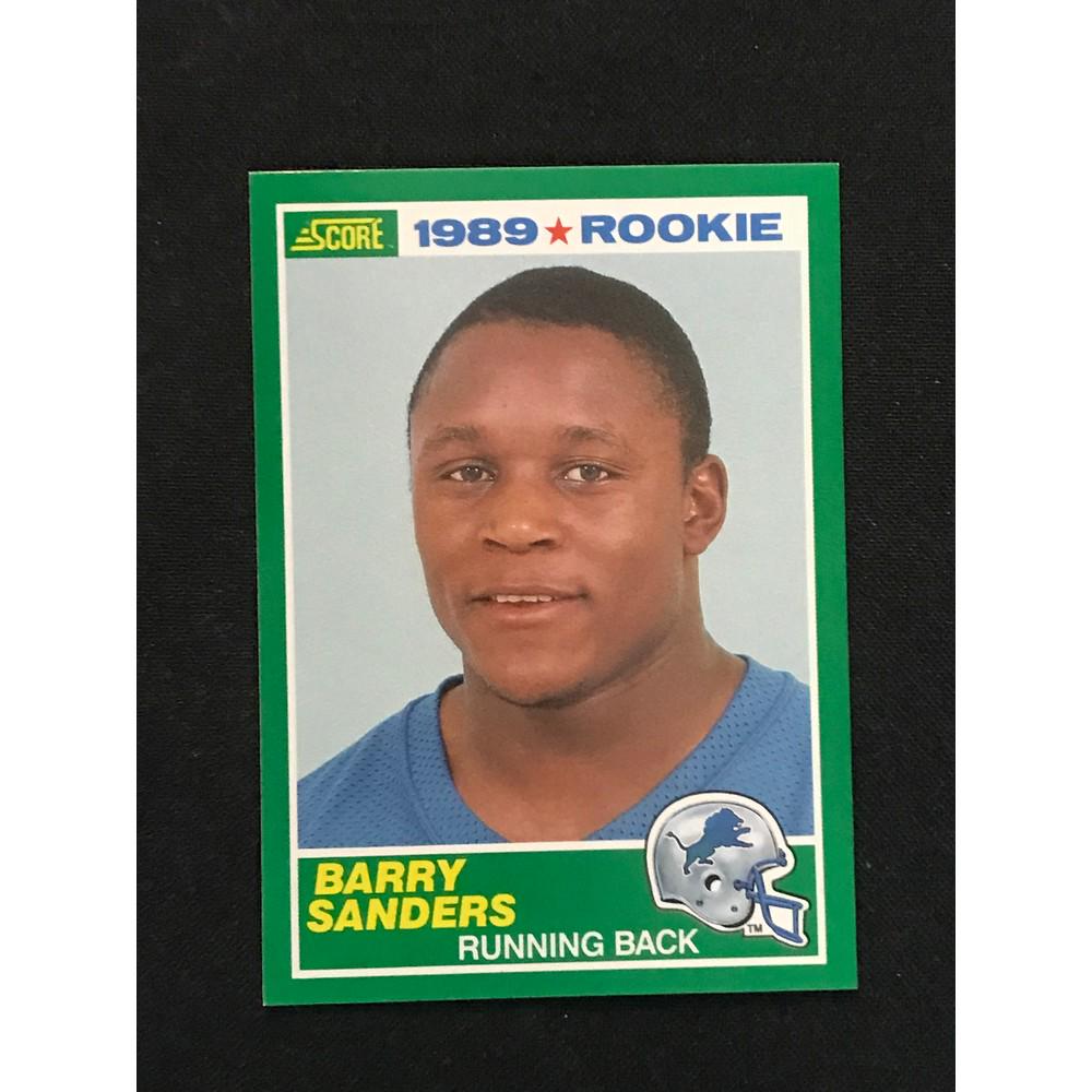 1989 Score Barry Sanders Rookie Card (1 of 2)