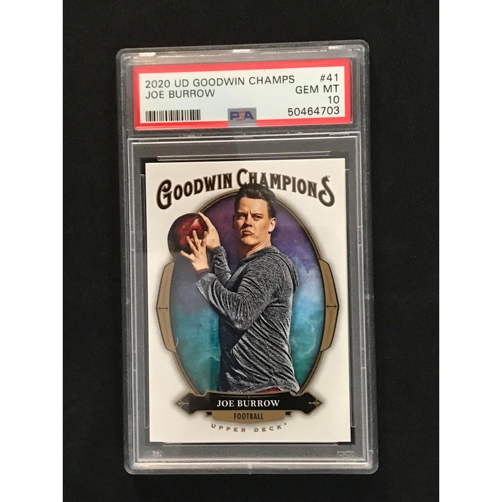 2020 Ud Goodwin Joe Burrow Rookie Psa 10 (1 of 2)