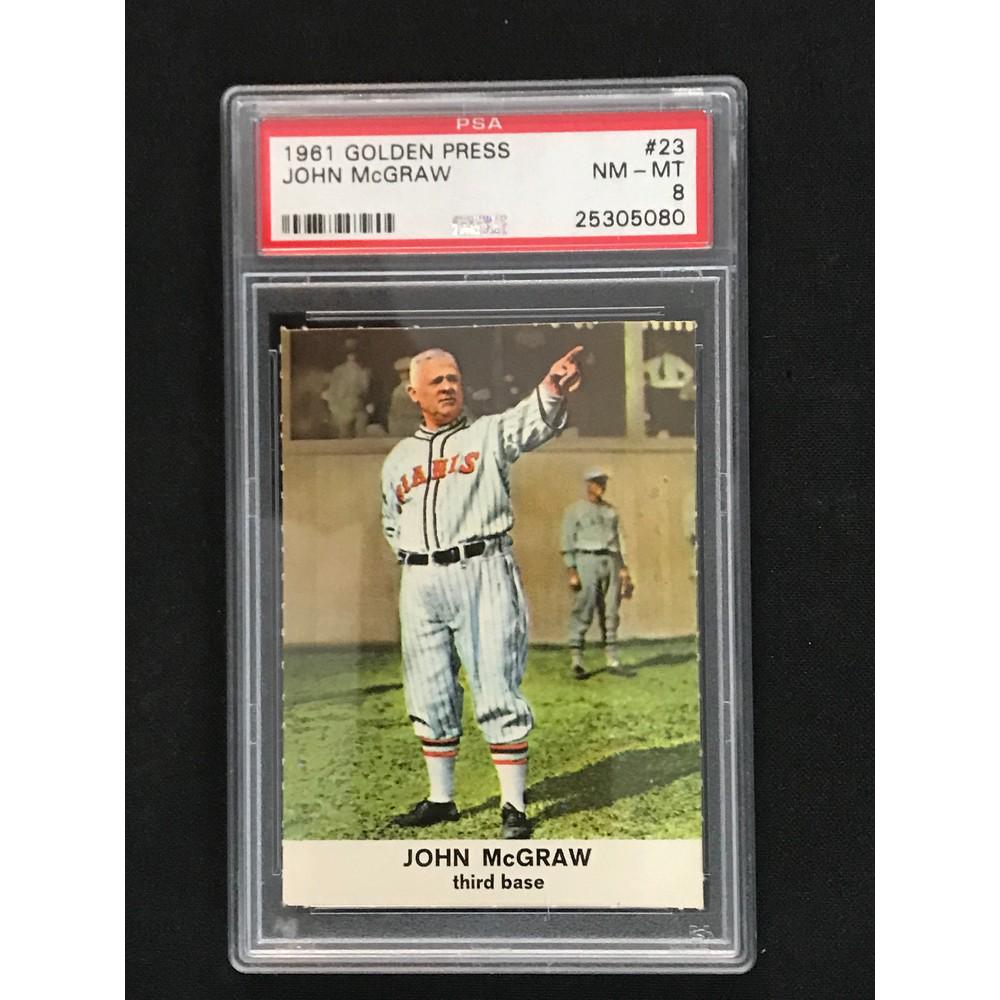 1961 Golden Press John Mcgraw Psa 8 (1 of 2)