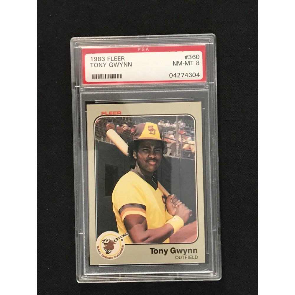 1983 Fleer Tony Gwynn Rookie Psa 8: 1983 Fleer Tony Gwynn Rookie Psa 8