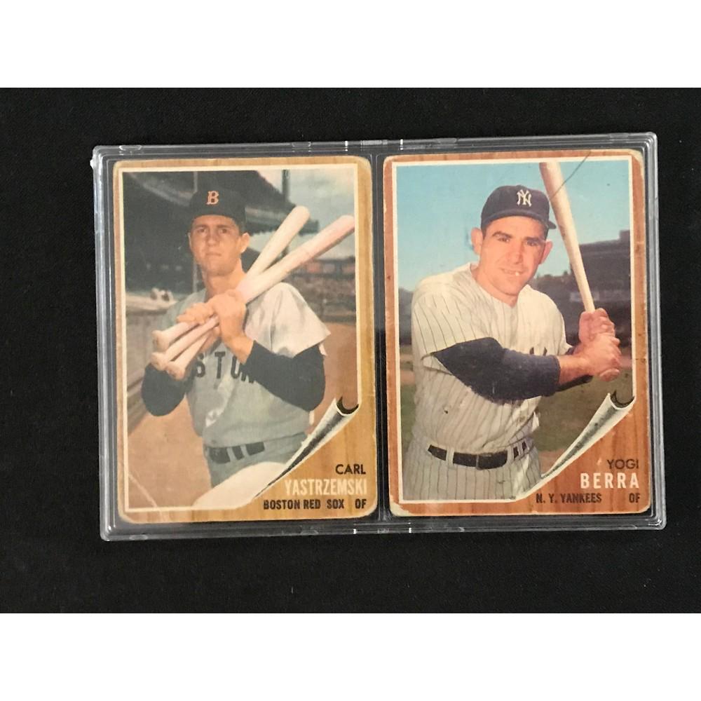 Two 1962 Topps Baseball Hof Cards (1 of 2)