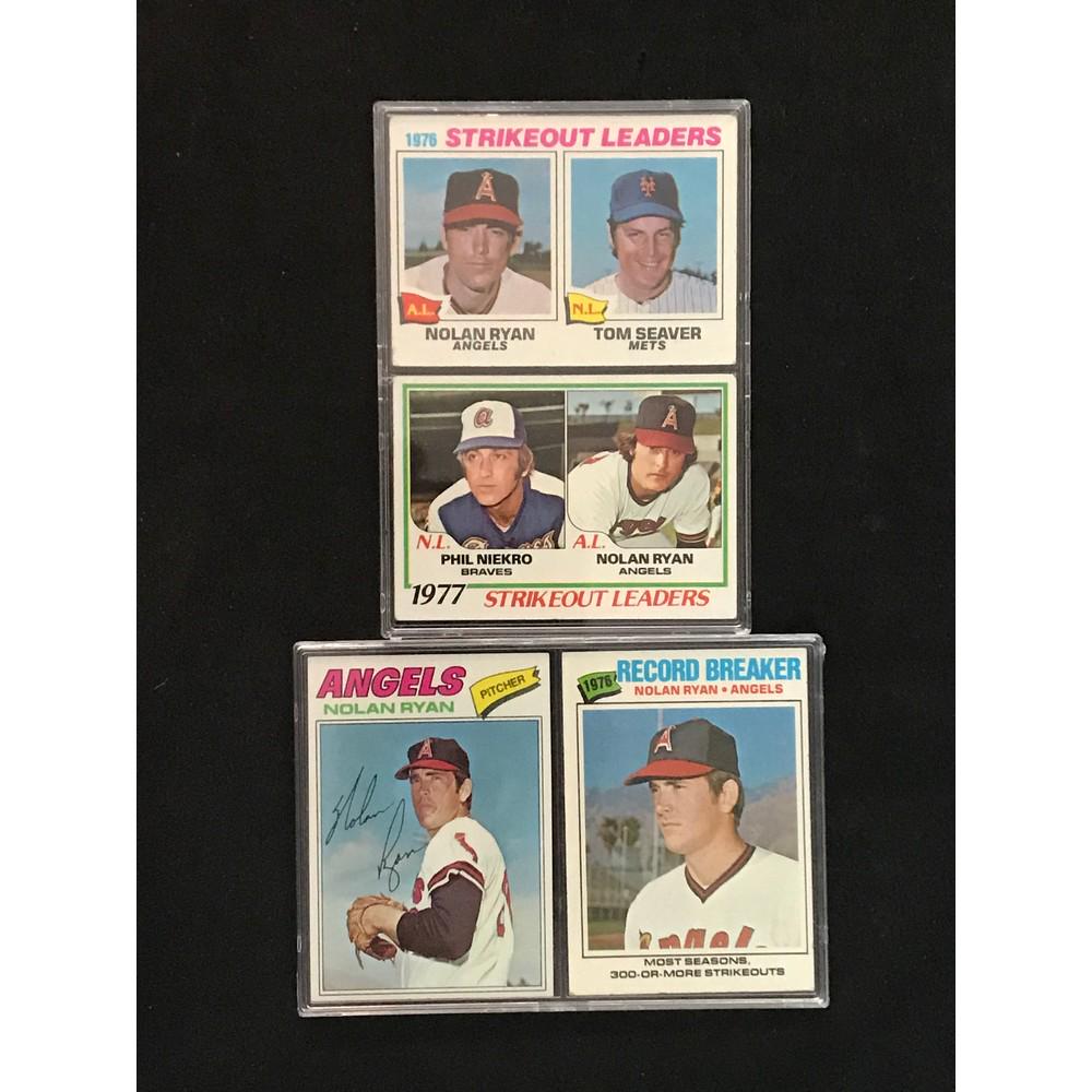 4 1970's Topps Nolan Ryan Cards (1 of 2)