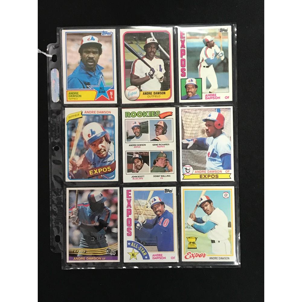 11 Andre Dawson Cards With 1 Rookie (1 of 2)