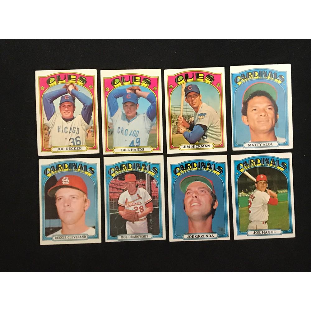 Over 600 1972 Topps Baseball Cards (1 of 2)