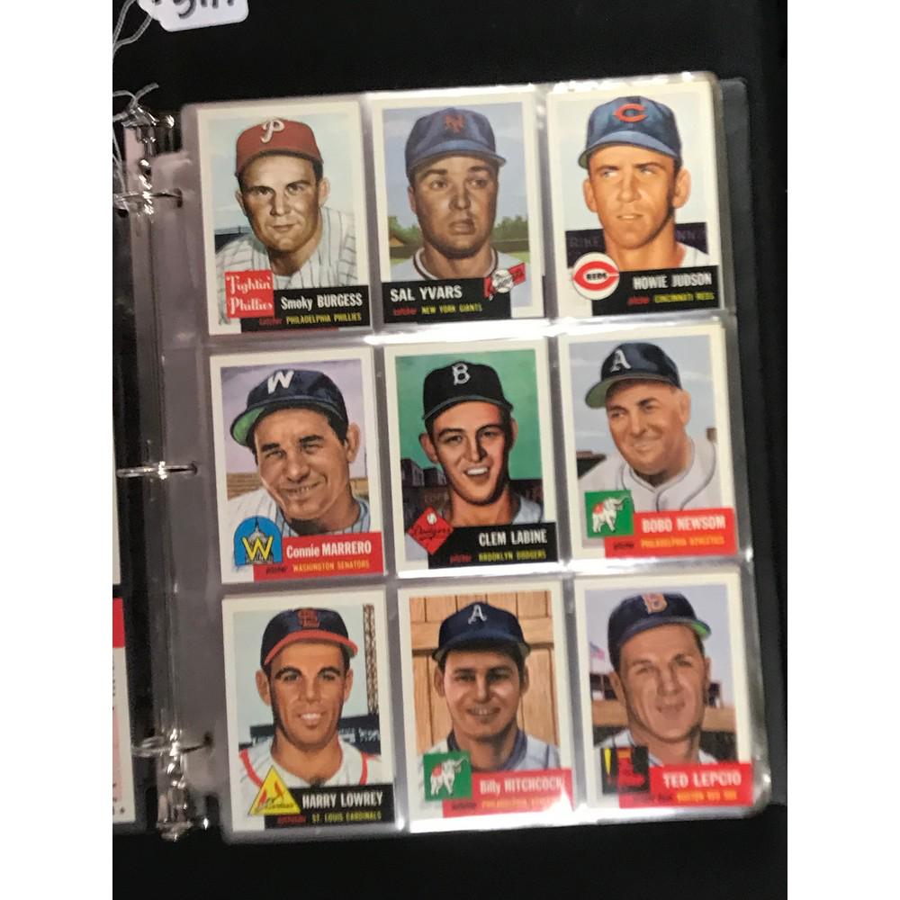 1953 Topps Baseball Reprint Set In Binder (1 of 2)