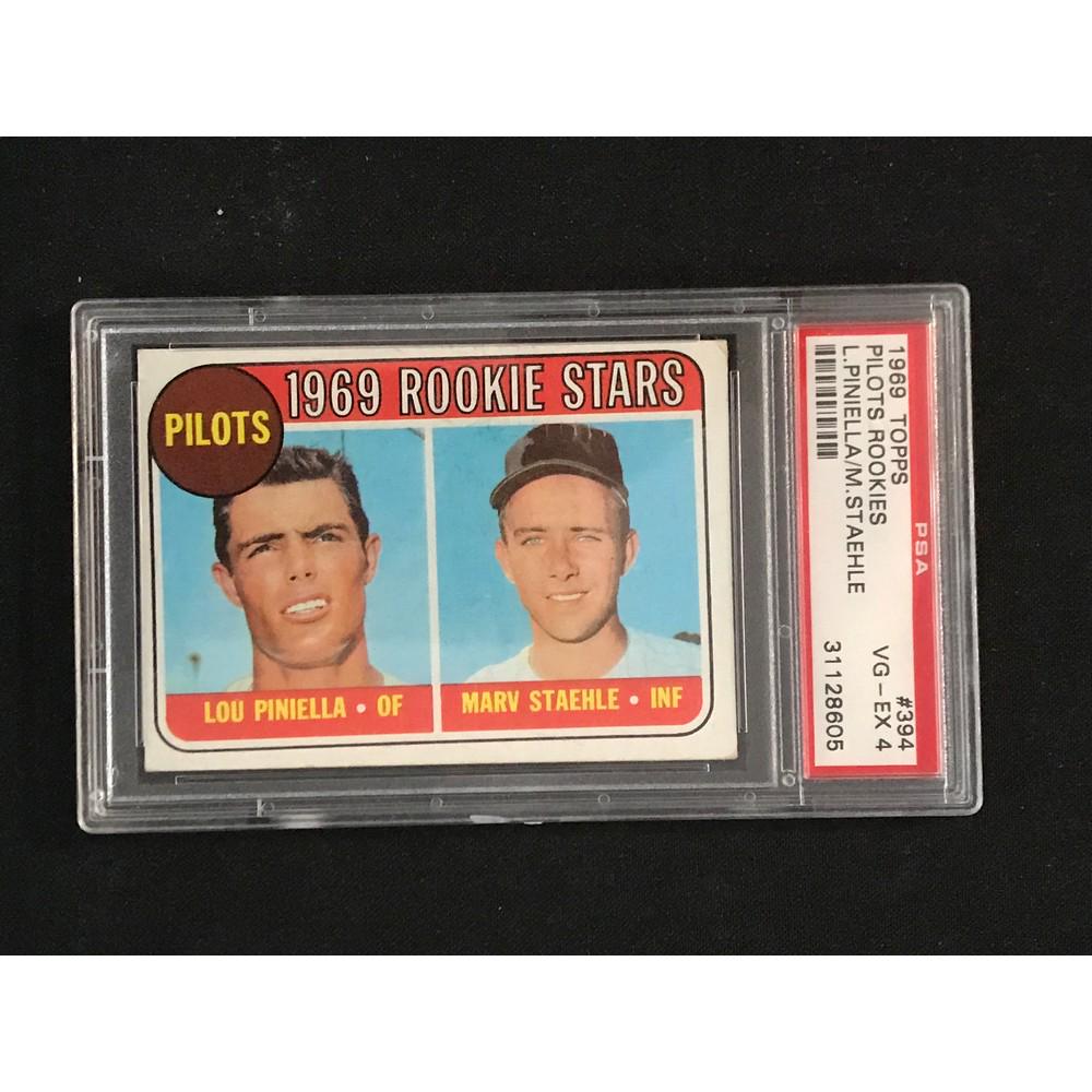 1969 Topps Pilots Rookies Piniella Psa 4 (1 of 2)