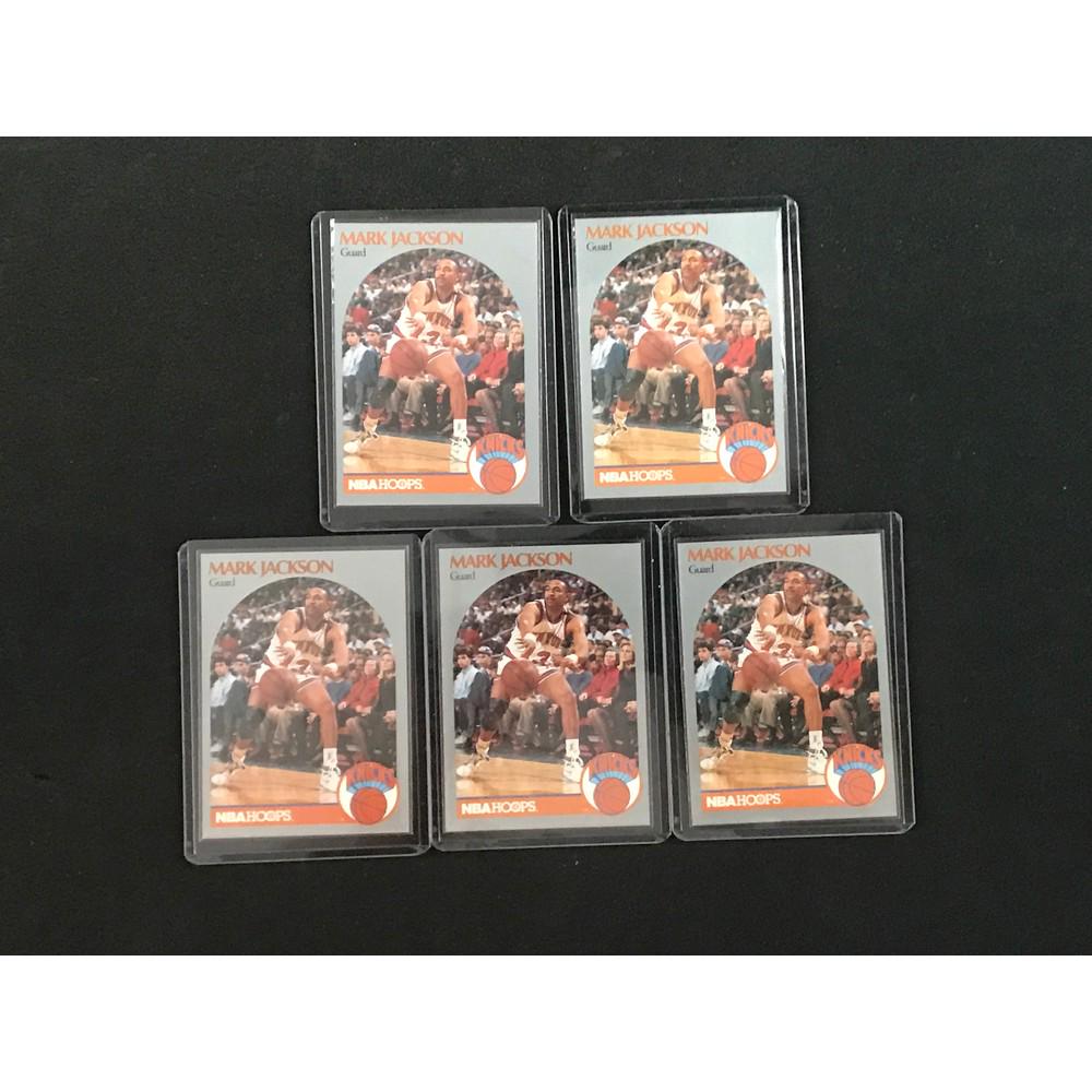 5 1990 Hoops Mark Jackson Menedez Brothers Cards (1 of 2)