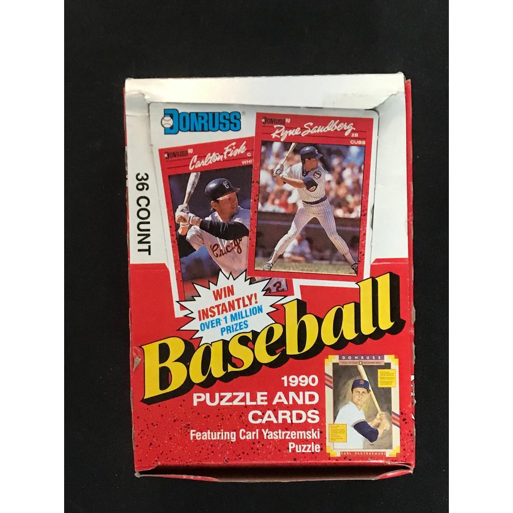 1990 Donruss Baseball Full Wax Box (1 of 2)