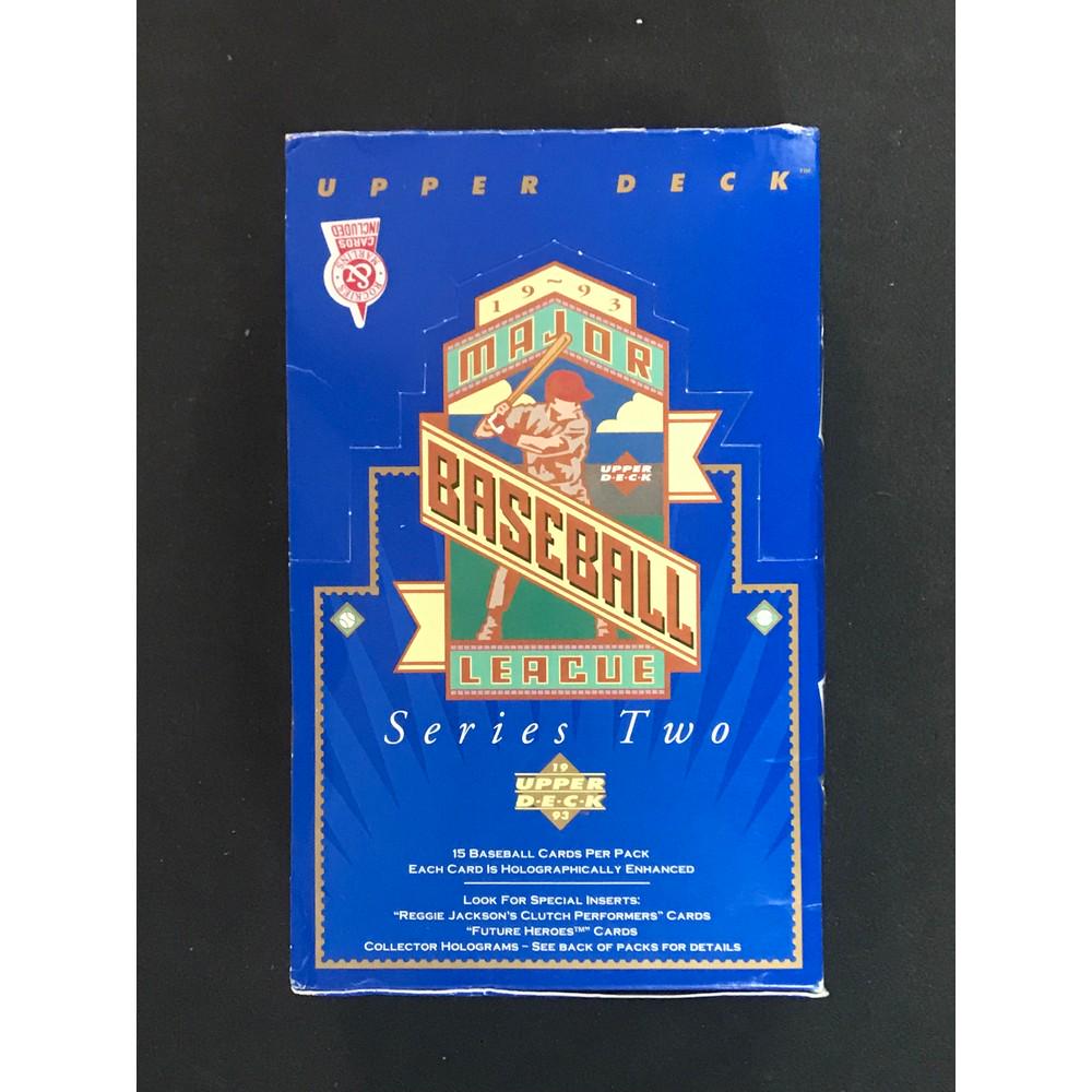 1993 Ud Baseball Series 2 Full Wax Box (1 of 2)