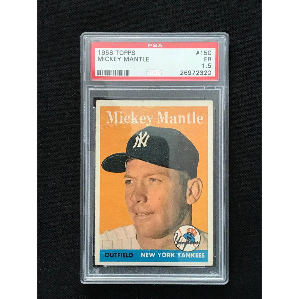 1958 Topps Mickey Mantle Psa 1.5 (1 of 2)