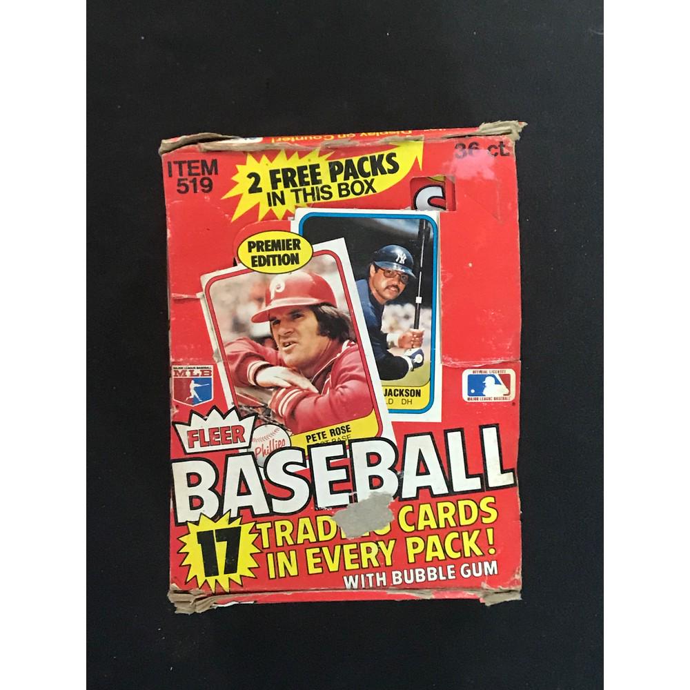 1981 Fleer Baseball Full Wax Box (1 of 2)