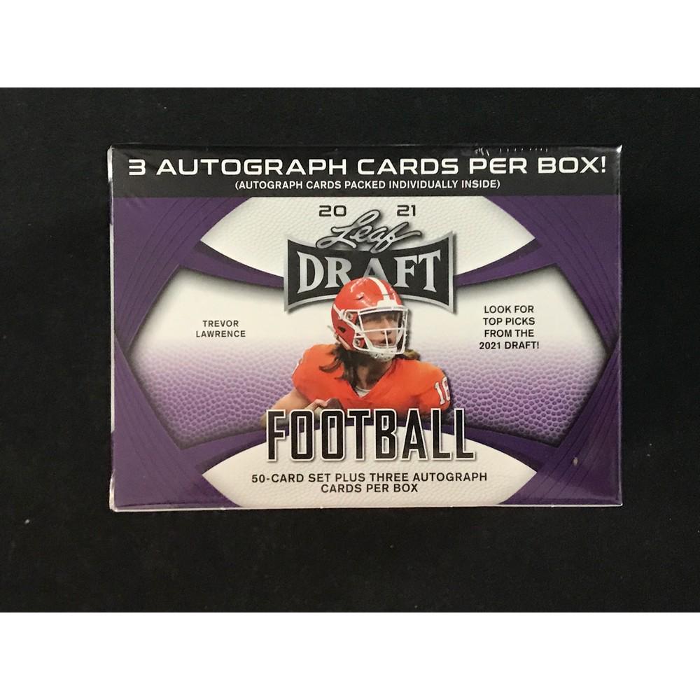 2021 Leaf Draft Football Sealed Blaster Box (1 of 2)